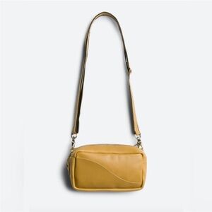 Sarep + Rose Handmade Tan Crossbody Bag